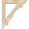 Ekena Millwork Balboa Slat Smooth Bracket w/ Offset Brace, Douglas Fir, 7 1/2"W x 42"D x 48"H BKT0806X42X48BOA06SDF - alternate 4